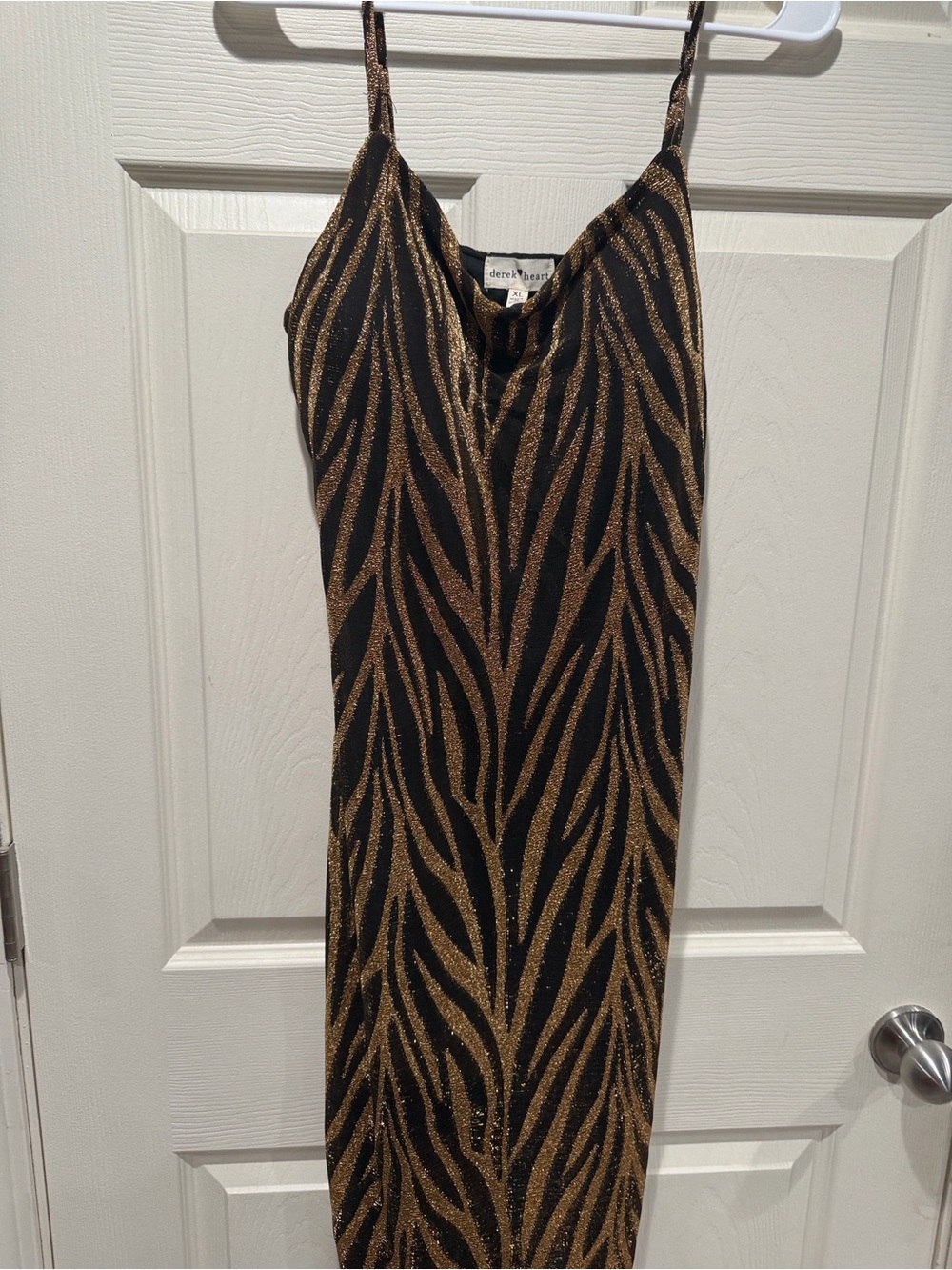 Black/Gold Shiny Dress
